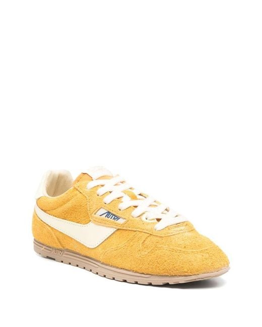 Autry Yellow Sneakers