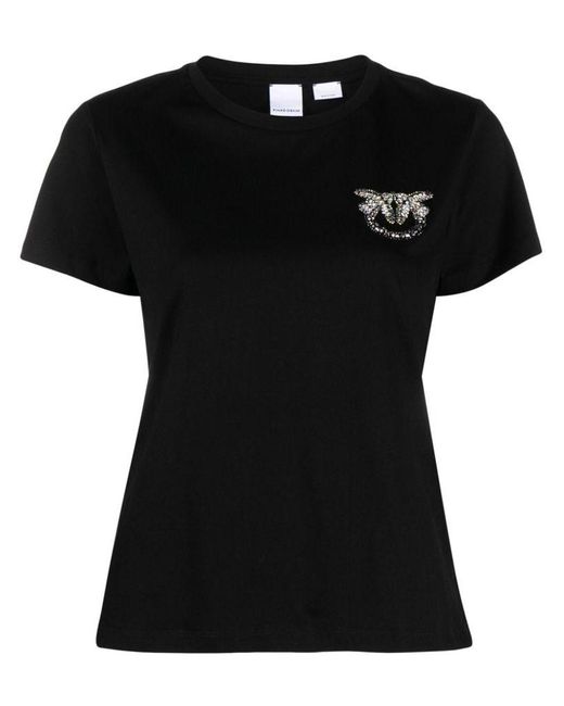 | T-shirt logo | female | NERO | XS di Pinko in Black