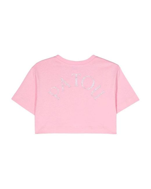 | T-shirt con logo | female | ROSA | XS di Patou in Pink