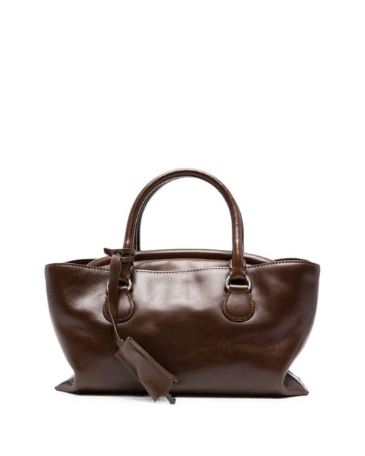 Borsa Shell Brot Mini di OSOI in Brown