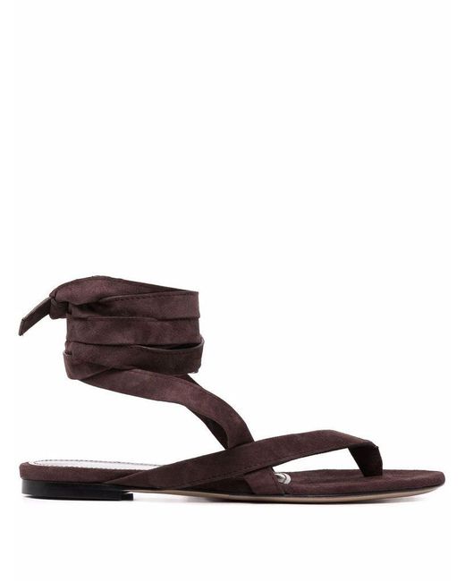 Sandali Piatti 'Beth' di The Attico in Brown