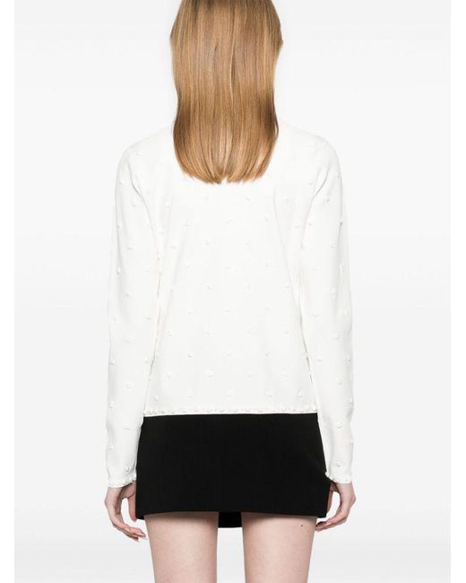Completo Maglia E Cardigan di Blugirl Blumarine in White