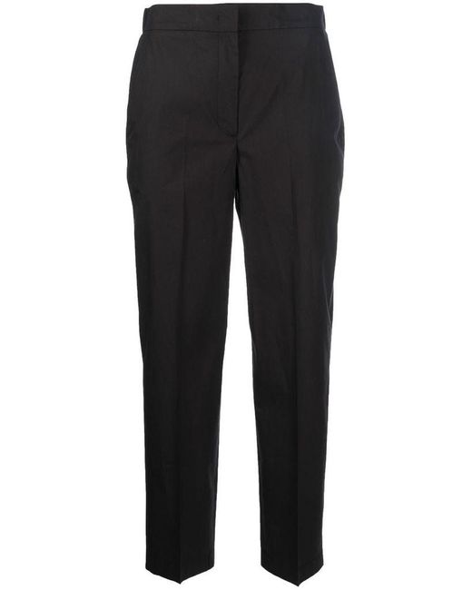 | Pantaloni chino slim in cotone con vita elasticizzata | female | NERO | 50 di Seventy in Black