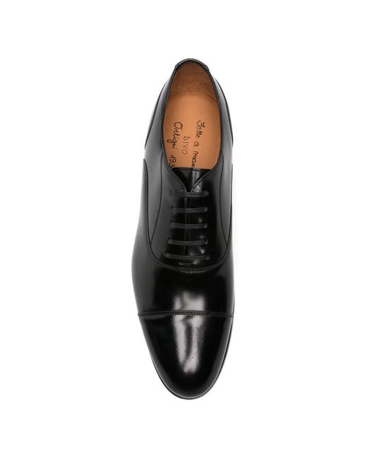 Scarpa Stringata di Ortigni in Black da Uomo