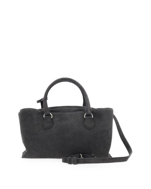Mini Borsa Tote Shell Brot di OSOI in Black