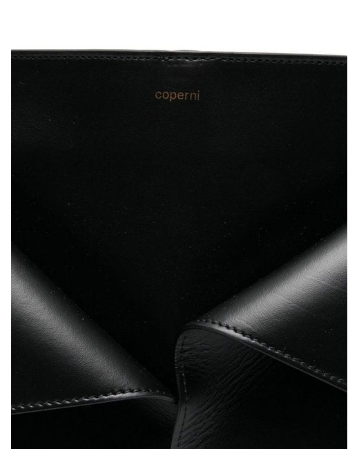 Borsa Tote Belt Cabas Media di Coperni in Black