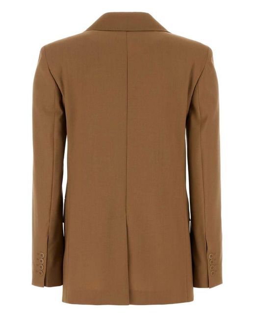Max Mara Brown Single-Breasted Blazer