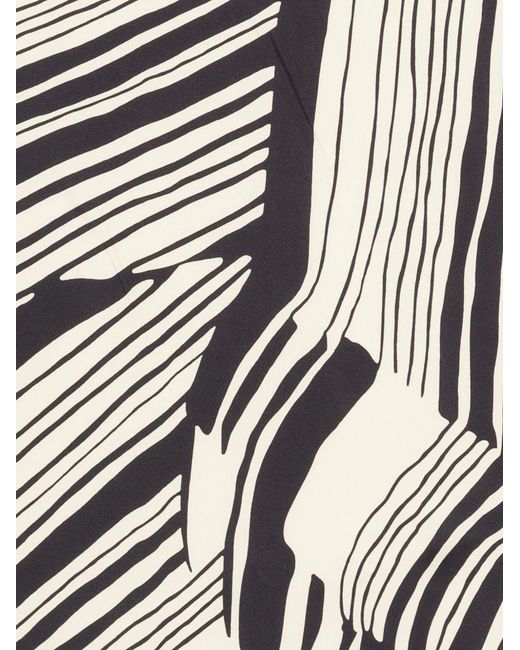Foulard Con Stampa Astratta di Raquel Diniz in Black
