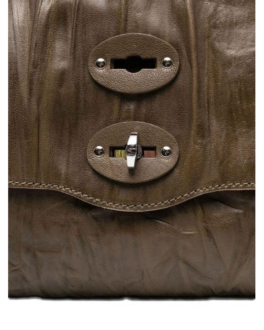 Borsa A Tracolla 'Postina Media' di Zanellato in Brown
