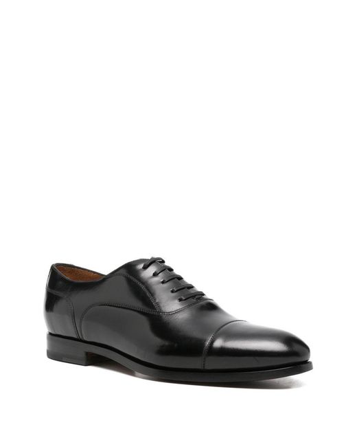 Scarpa Stringata di Ortigni in Black da Uomo