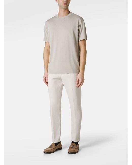 | T-shirt girocollo a maniche corte in cotone | male | GRIGIO | XL di Daniele Fiesoli in White da Uomo