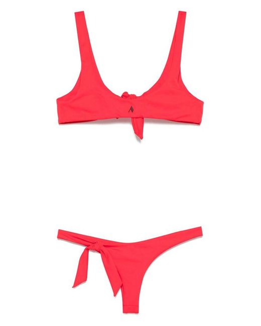 The Attico Red Bikini Set