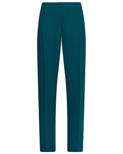 | Pantaloni Kaiser linea slim con elastico | female | VERDE | 21 di Marina Rinaldi in Blue