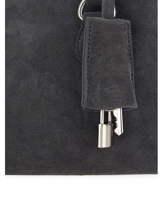 Mini Borsa Tote Shell Brot di OSOI in Black