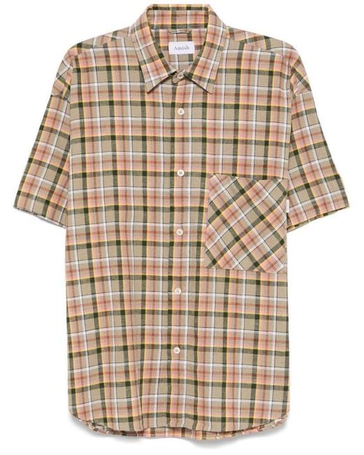 Camicia di AMISH in Natural da Uomo
