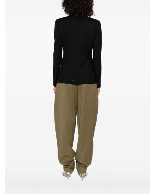 Dondup Black Doule-Breasted Blazer