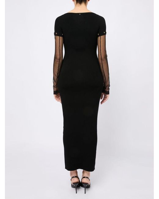 Abito Midi 'Grazia' Con Maniche Lunghe di Sportmax in Black