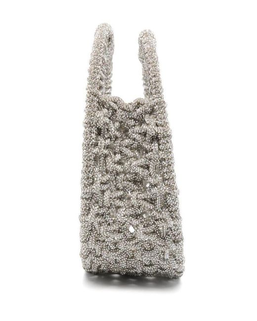 HIBOURAMA Gray Mini 'Java' Tote Bag