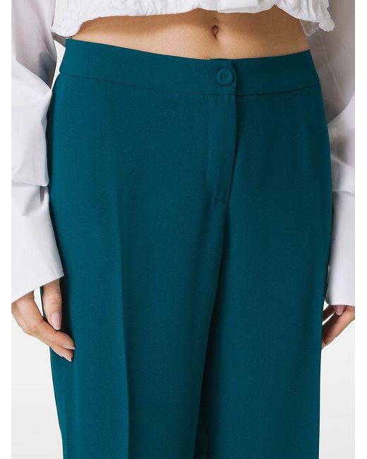 | Pantaloni Kaiser linea slim con elastico | female | VERDE | 21 di Marina Rinaldi in Blue