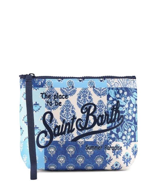 Borsa A Mano 'Aline Radical Patch' di Mc2 Saint Barth in Blue