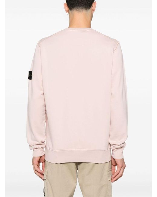 Felpa di Stone Island in Pink da Uomo