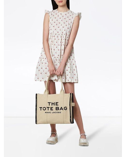 | Borsa grande 'The Jacquard tote bag' in cotone | female | BEIGE | UNI di Marc Jacobs in Natural