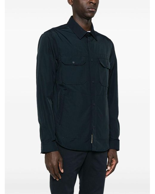Light Ramar Overshirt di Woolrich in Blue da Uomo