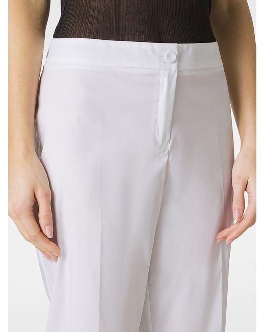 | Pantaloni Artello in cotone linea Capri | female | BIANCO | 25 di Marina Rinaldi in White
