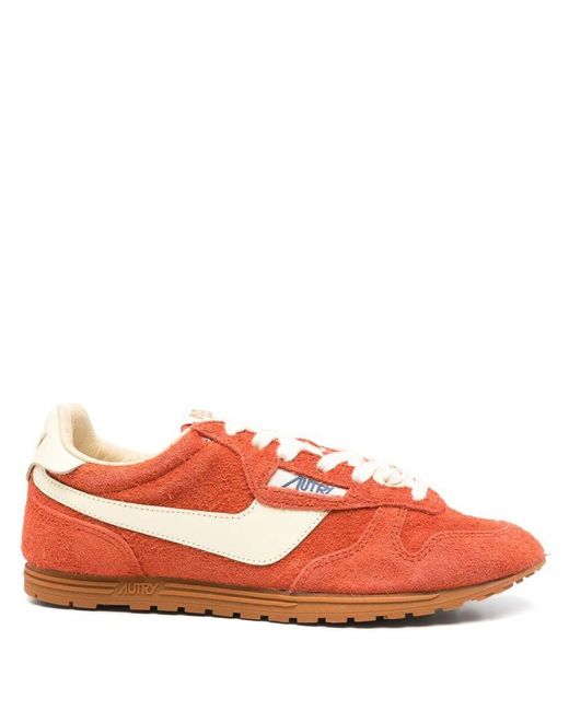 Autry Red Suede Sneakers