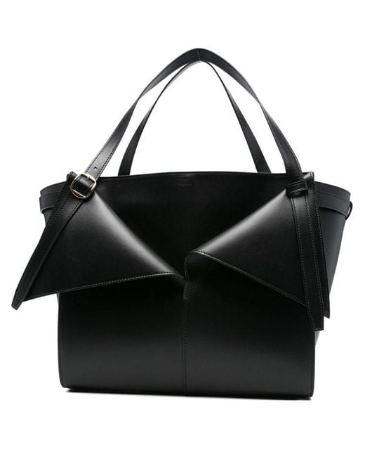 Borsa Tote Belt Cabas Media di Coperni in Black