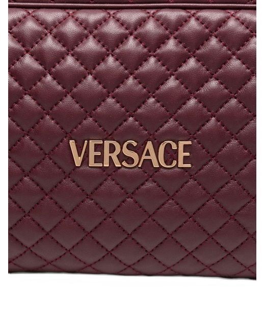 Borsa A Tracolla Bowling di Versace in Purple