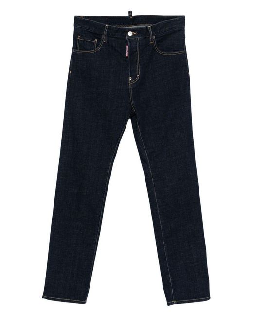 DSquared² Blue Straight Jeans for men