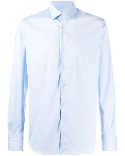 | Camicia slim fit | male | BLU | 46 di Xacus in Blue da Uomo