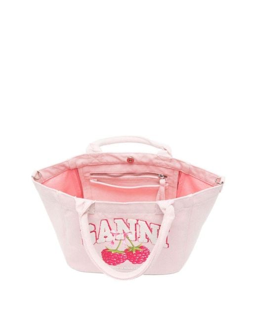 Tote Bag Piccola di Ganni in Pink