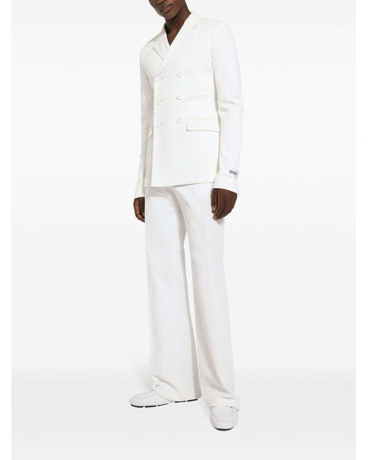 | Pantaloni gamba dritta | male | BIANCO | 50 di Dolce & Gabbana in White da Uomo