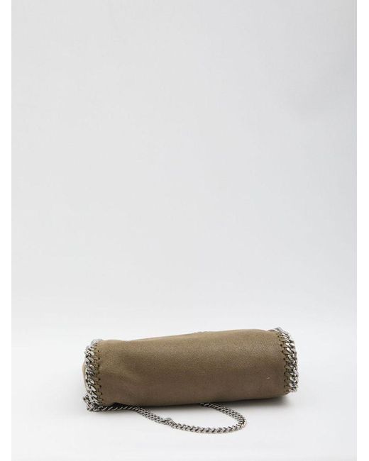 Borsa Tote Falabella Mini Con Finiture A Catena di Stella McCartney in Brown