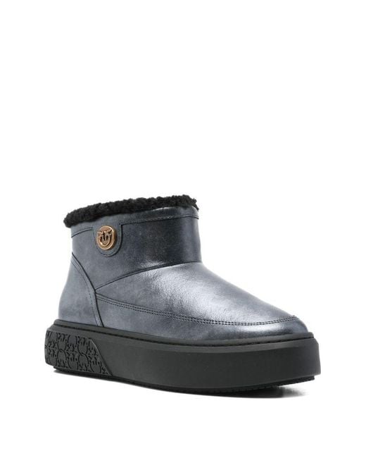 Pinko Black 'Yoko' Ankle Boots