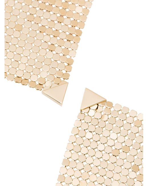 Orecchini di Rabanne in Metallic