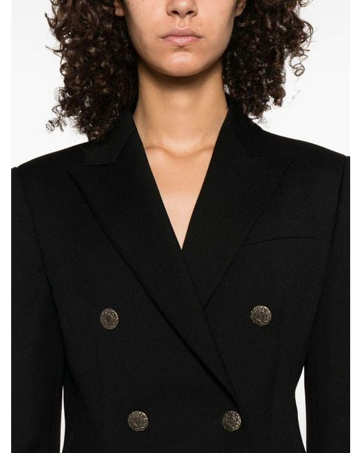 Dondup Black Doule-Breasted Blazer