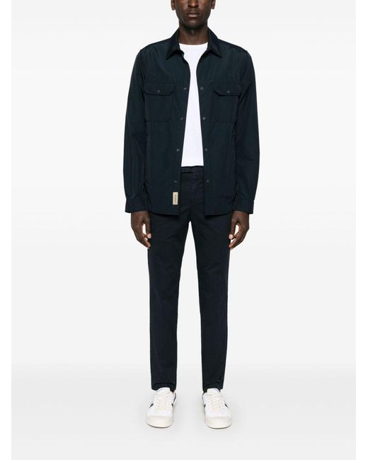 Light Ramar Overshirt di Woolrich in Blue da Uomo