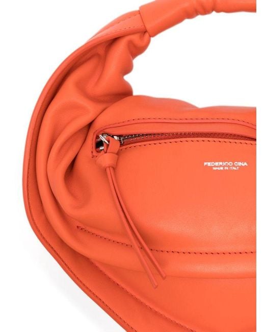 Borsa A Mano di FEDERICO CINA in Orange