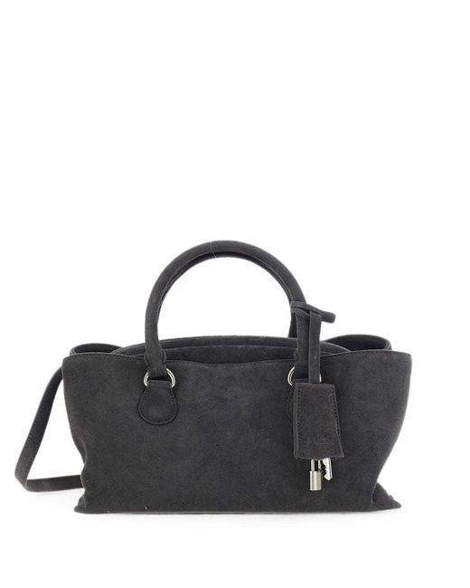 Mini Borsa Tote Shell Brot di OSOI in Black