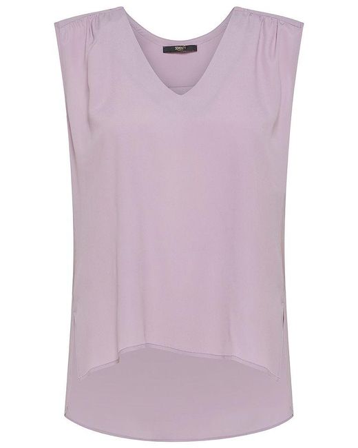 | Camicia in acetato e seta con scollo a V | female | VIOLA | 42 di Seventy in Purple