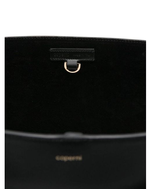Borsa Tote Belt Cabas Media di Coperni in Black