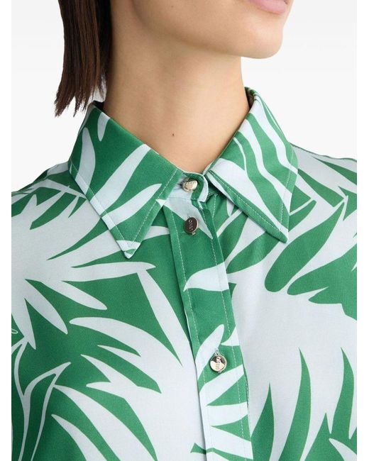 Camicia Con Stampa di Liu Jo in Green
