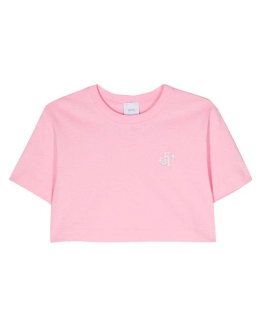 | T-shirt con logo | female | ROSA | XS di Patou in Pink