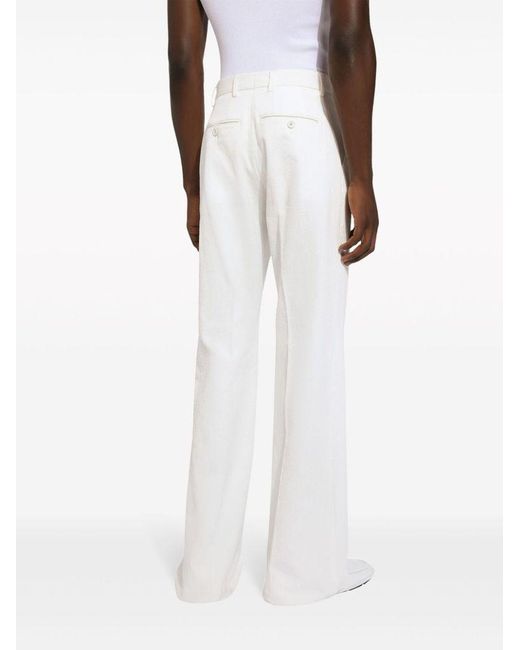 | Pantaloni gamba dritta | male | BIANCO | 50 di Dolce & Gabbana in White da Uomo