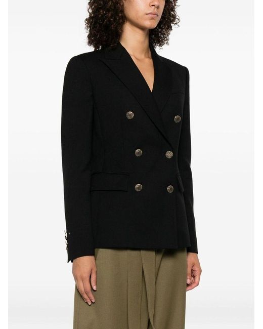 Dondup Black Doule-Breasted Blazer