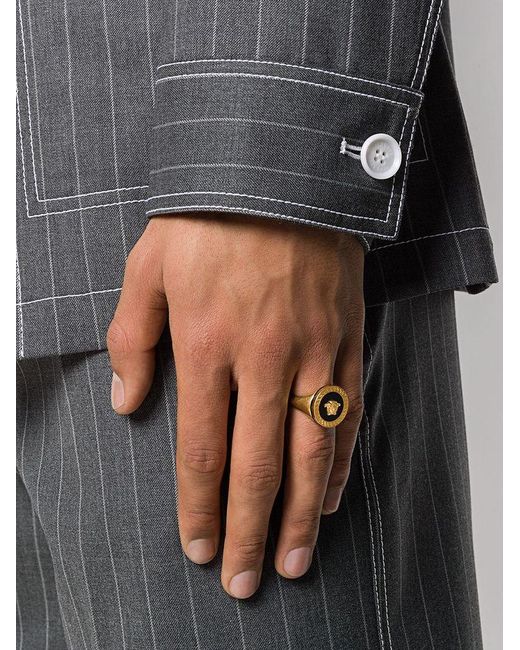Anello versace uomo argento clearance