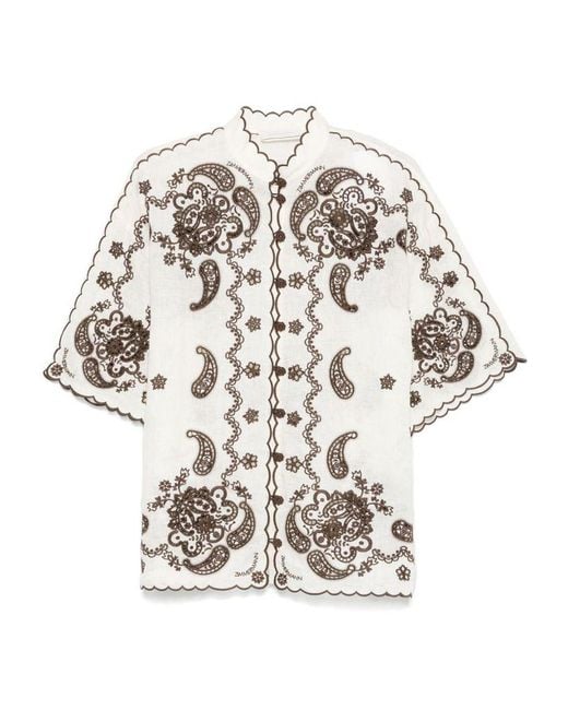 Camicia di Zimmermann in White